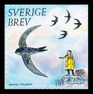 Sverige AFA 3332 Stemplet
