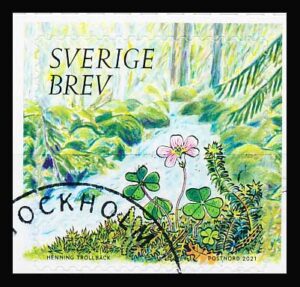 Sverige AFA 3334 Stemplet