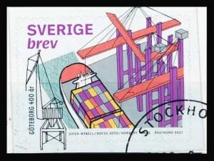 Sverige AFA 3339 Stemplet