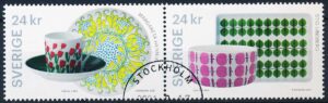 Sverige AFA 3349A +3347A Stemplet