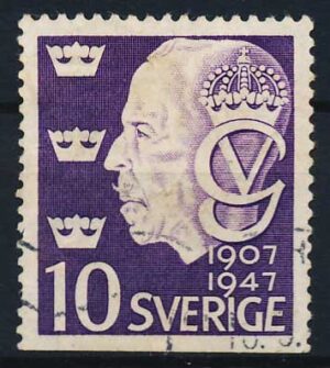 Sverige AFA 335Cn Stemplet