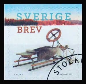 Sverige AFA 3367 Stemplet
