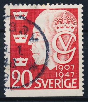 Sverige AFA 336Cn Stemplet