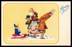 Danmark Postkort Julekort