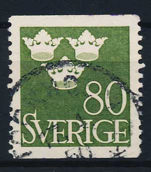 Sverige AFA 342 Stemplet