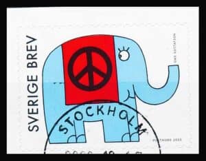 Sverige AFA 3437 Stemplet