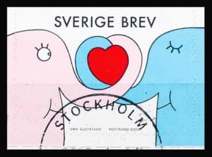 Sverige AFA 3442 Stemplet