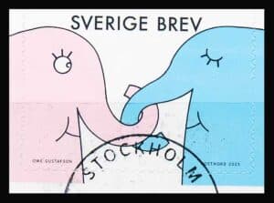 Sverige AFA 3445 Stemplet
