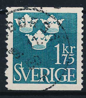 Sverige AFA 345 Stemplet