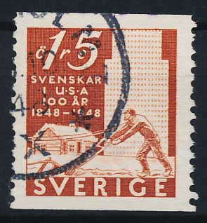 Sverige AFA 346 Stemplet