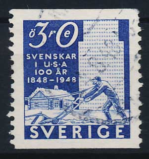 Sverige AFA 347 Stemplet