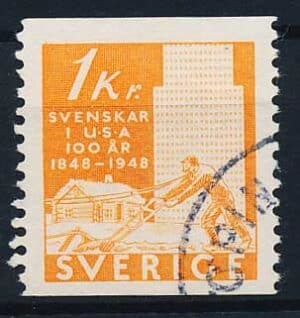 Sverige AFA 348 Stemplet