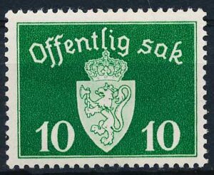 Norge Tjenestemærker AFA 035 Postfrisk