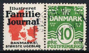 Danmark Reklamemærker 35 Stemplet