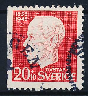 Sverige AFA 350Cv Stemplet