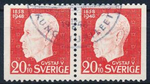 Sverige AFA 350Cv+350Ch Stemplet