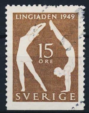 Sverige AFA 356Cn Stemplet