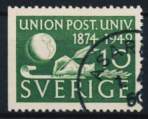 Sverige AFA 357Cv Stemplet