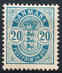 Danmark AFA 36Bu Ubrugt