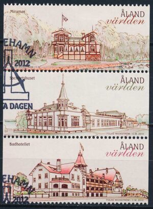 Åland AFA 362-364 3-Stribe Stemplet