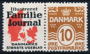 Danmark Reklamemærker 37 Postfrisk