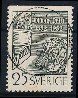 Sverige AFA 373Co Stemplet
