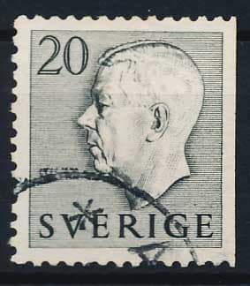 Sverige AFA 375Ch Stemplet