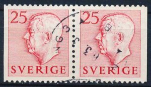 Sverige AFA 376Cv+376Ch Stemplet