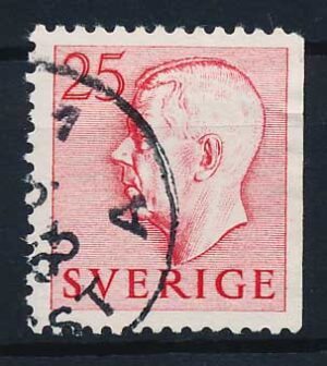 Sverige AFA 376Ch Stemplet