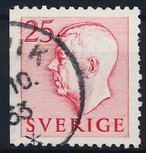 Sverige AFA 376Cv Stemplet