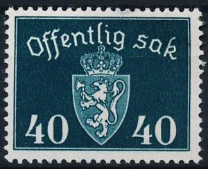 Norge Tjenestemærker AFA 038 Postfrisk