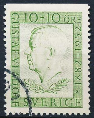 Sverige AFA 382Co Stemplet