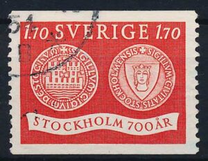 Sverige AFA 390 Stemplet