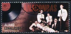 Åland AFA 398 Stemplet