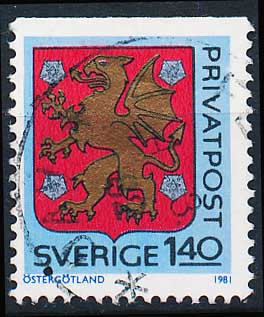 Sverige Rabatmærker AFA 03Co Stemplet