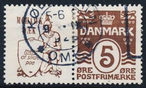 Danmark Reklamemærker 04 Stemplet