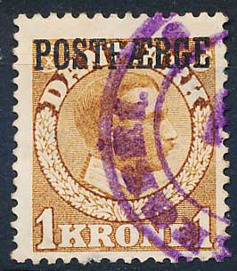 Danmark  Postfærge AFA 04 Stemplet