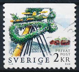 Sverige Rabatmærker AFA 40Co Stemplet