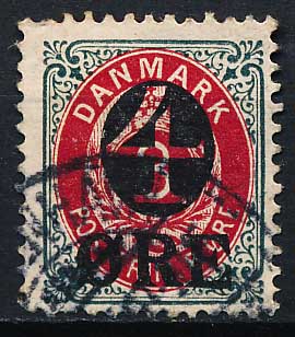 Danmark AFA 40B Stemplet