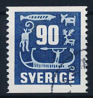 Sverige AFA 406 Stemplet