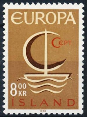 Island AFA 406 Postfrisk