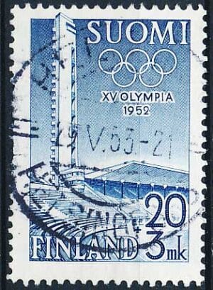 Finland AFA 407 Stemplet