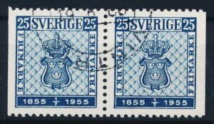 Sverige AFA 408Cv+408Ch Stemplet