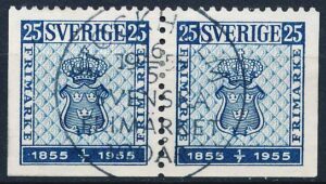 Sverige AFA 408Dvn+408Dhn Stemplet