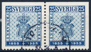 Sverige AFA 408Dvo+408Dho Stemplet