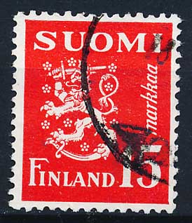 Finland AFA 411 Stemplet
