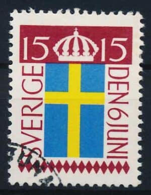 Sverige AFA 411 Stemplet