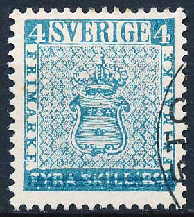 Sverige AFA 413 Stemplet