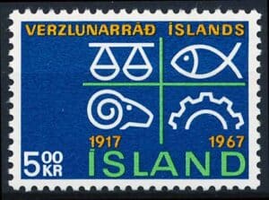 Island AFA 413 Postfrisk