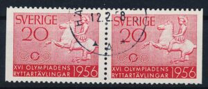 Sverige AFA 419Cv+409Ch Stemplet